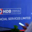 Wall with HDB Financial Services logo