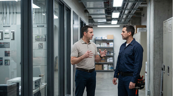 CAFM software dashboard showing automated vendor scorecards and SLA performance.