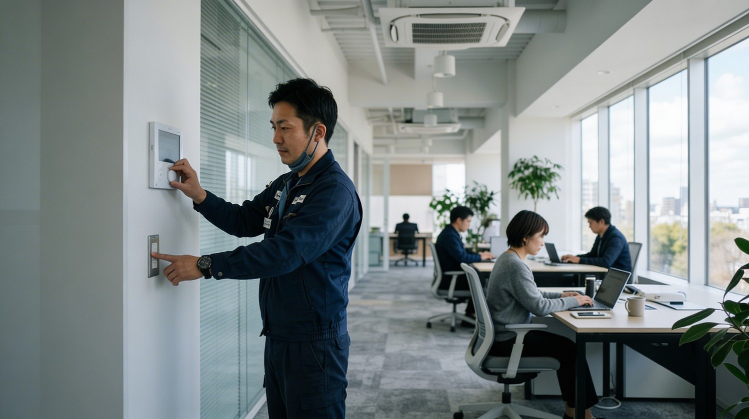 Facility Management System dashboard for monitoring building energy use and maintenance